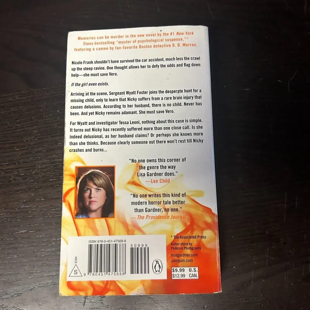 Crash and Burn by Lisa Gardner (2015, Us-Tall Rack Paperback)